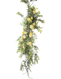 RAMO 271001513 SUCCULENTA CON FIORI GIALLI 120CM