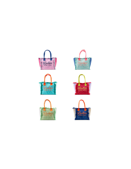 BORSA 14425 TESSUTO 36X31X20CM ASSORTITO CON MANIGLIE