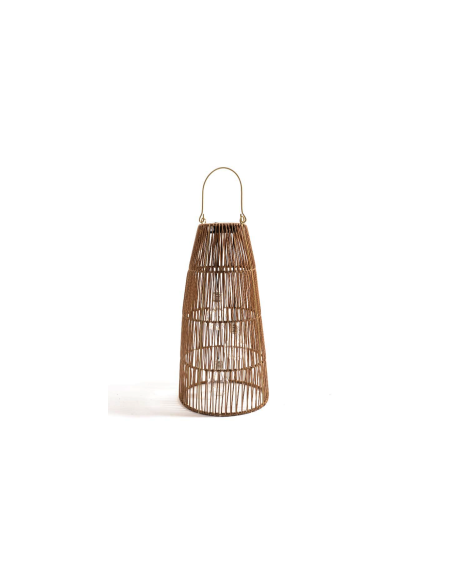 LANTERNA SOLARE 31514 METALLO/PLASTICA 23X45CM