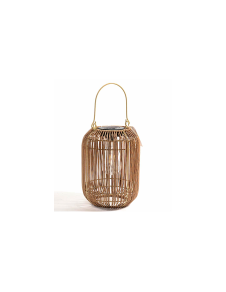 LANTERNA SOLARE 31484 METALLO/PLASTICA 17X23CM