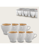 SET 6 TAZZINE CAFFE' 58060 BIANCHE