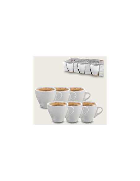 SET 6 TAZZINE CAFFE' 58060 BIANCHE