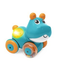 Chicco Hippo Sprint & Go – Ippopotamo Interattivo a Carica per Bambini 6+ Mesi