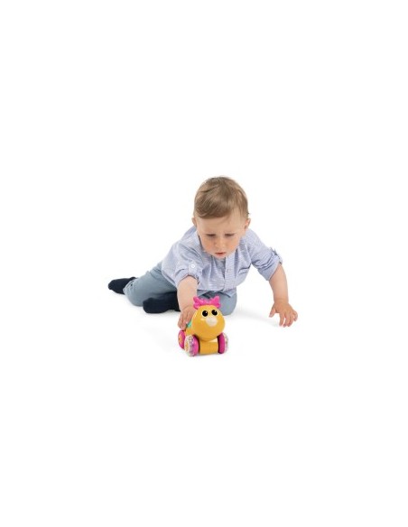 Chicco Sprint & Los Reh – Cervo Interattivo Pull-and-Go con Luci, Suoni e Melodie