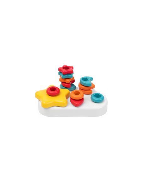 Chicco Nuvola 2in1 – Gioco Educativo Montessori con Forme, Colori e Bottoncini