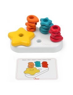 Chicco Nuvola 2in1 – Gioco Educativo Montessori con Forme, Colori e Bottoncini
