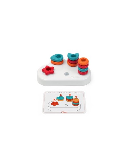 Chicco Nuvola 2in1 – Gioco Educativo Montessori con Forme, Colori e Bottoncini