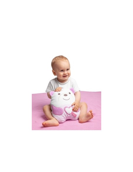 Chicco Orsetto Sweet Heart – Peluche con Luce Soffusa e Melodie Rilassanti per Neonati