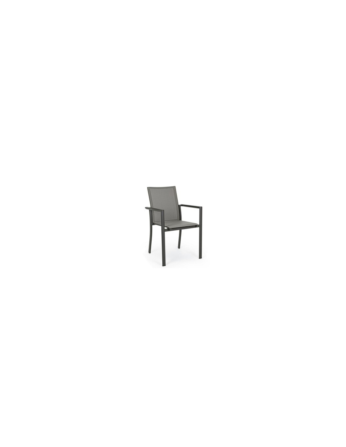 SEDIA 0662739 KONNOR ANTRACITE CON BRACCIOLI su TreG Ingrosso