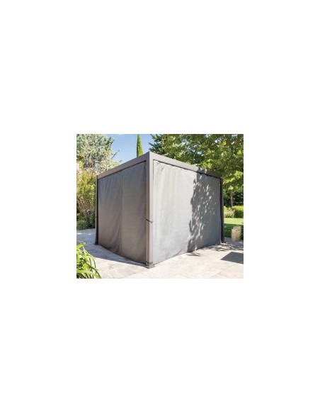 GAZEBO PERGOLA 171411 EVORA 3,6X3,6 GRAFITE su TreG Ingrosso