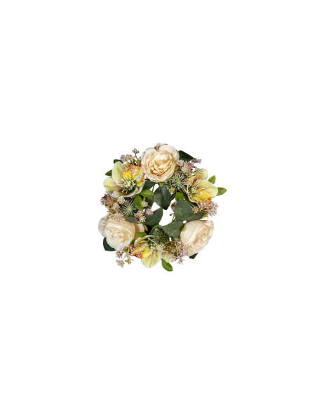 GIROCANDELA 268014495 22CM ROSE CREMA