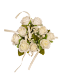 GIROCANDELA 268032436 MINI ROSE BIANCHE