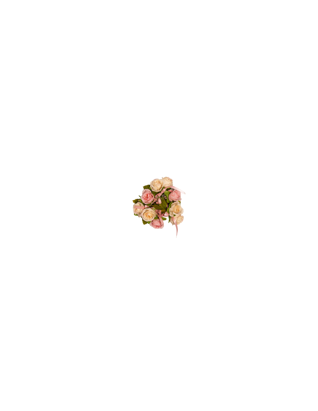 GIROCANDELA 268032491 MINI ROSE ROSA/CREMA
