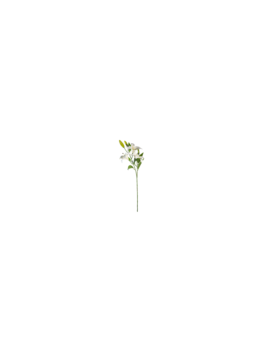 STELO 4015000336 LILIUM BIANCO 3 FIORI E 3 BOCCIOLI