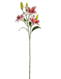 STELO 4015000362 LILIUM ROSSO/BIANCO 3 FIORI E 3 BOCCIOLI
