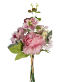 MAZZO 268032791 ELLEBORO ROSA CON FIORI