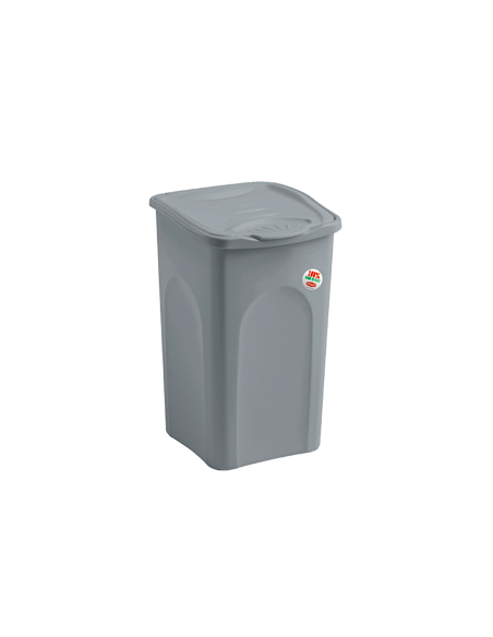 PORTABIANCHERIA 70237 CHIUSO 50LT GRIGIO