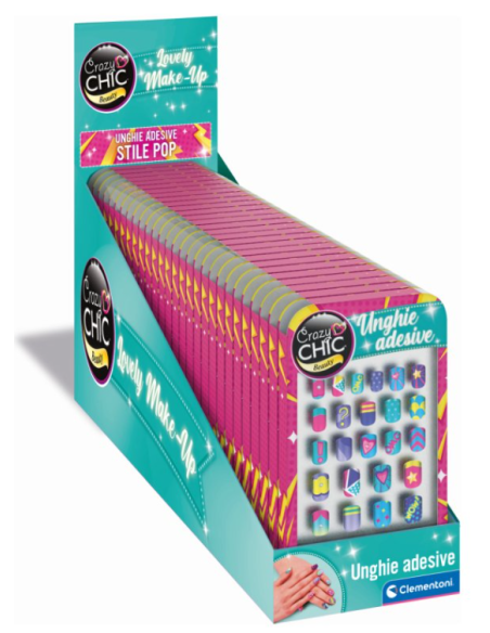 CRAZY CHIC 18137 UNGHIE ADESIVE STILE POP