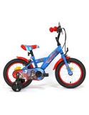 Bici 14", Boy T-Rex, con Rotelline Stabilizzatrici, Telaio in Acciaio, Ruote a Raggi, Monovelocità