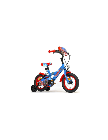 Bici 12", T-Rex, con Rotelline Stabilizzatrici, Telaio in Acciaio, Ruote a Raggi, Monovelocità