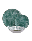 SERVIZIO TAVOLA 18PZ CERAMICA VERDE SALVIA