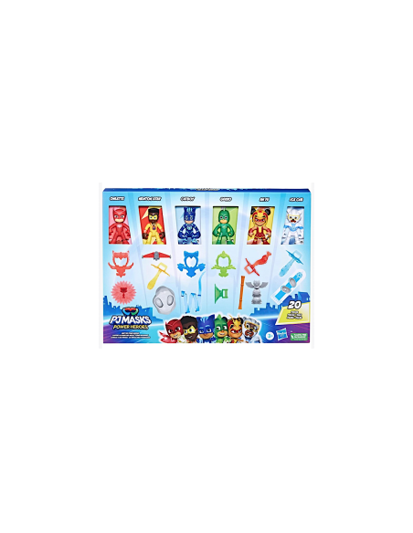 PJMASK F7593 PLAYSET 6 PERSONAGGI CON ACCESSORI