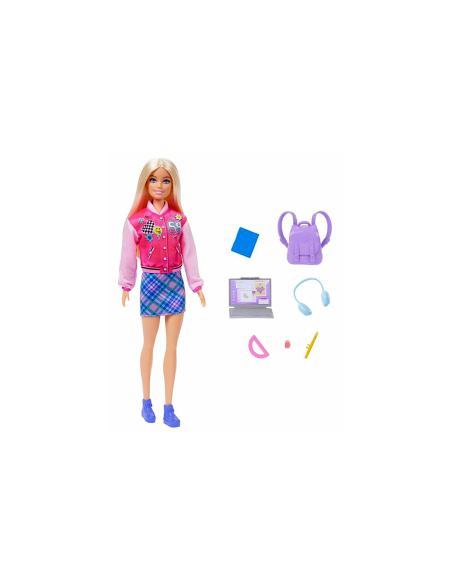 BARBIE HRG84 BAMBOLA CON ACCESSORI SCUOLA