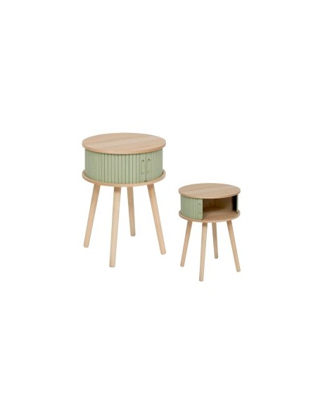 COMODINO 206052B NYSOS MDF VERDE 40X54CM