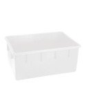 CASSETTA RETTANGOLARE IN PLASTICA 160 LT BIANCA PLASTIME su TreG In...