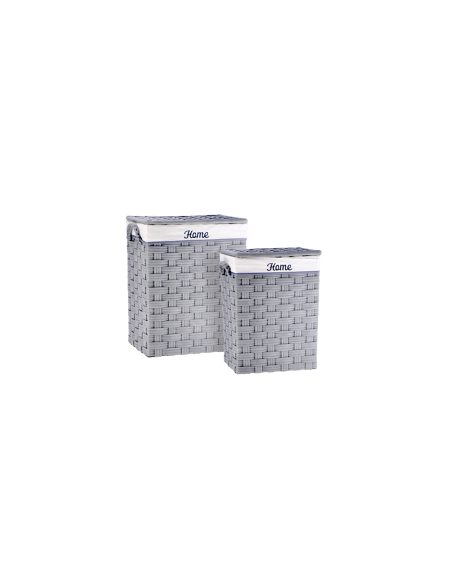 PORTABIANCHERIA 116790 1 MIS GRIGIO POLIESTERE 38X28X50CM