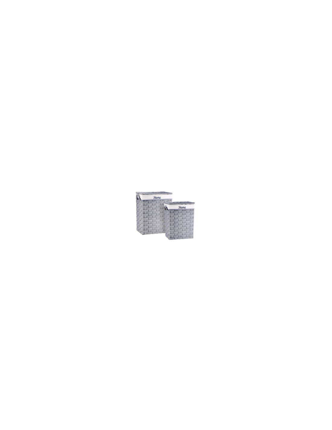 PORTABIANCHERIA 116790 1 MIS GRIGIO POLIESTERE 38X28X50CM