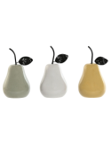 FIGURA PERA DH217325 PORCELLANA ASSORTITO 11X19CM