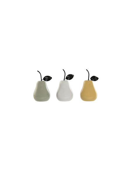 FIGURA PERA DH217325 PORCELLANA ASSORTITO 11X19CM