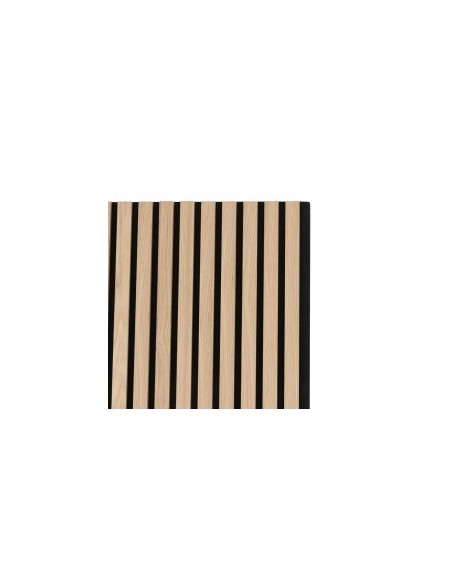 Pannello decorativo da parete Colva, legno chiaro rovere, 240x60 cm, moderno, design verticale, marca Atmosphera