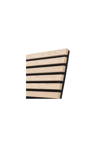 Pannello decorativo da parete Colva, legno chiaro rovere, 240x60 cm, moderno, design verticale, marca Atmosphera