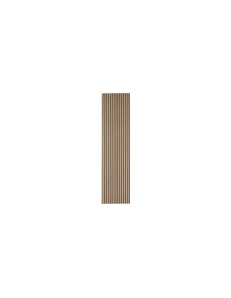 Pannello decorativo da parete Colva, legno chiaro rovere, 240x60 cm, moderno, design verticale, marca Atmosphera