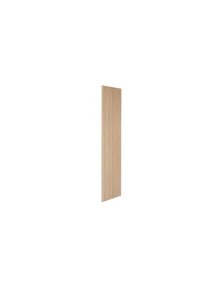 Pannello decorativo da parete Colva, legno chiaro rovere, 240x60 cm, moderno, design verticale, marca Atmosphera