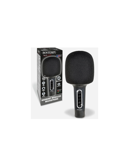 MICROFONO KARAOKE 485020 WIRELESS CON LUCI