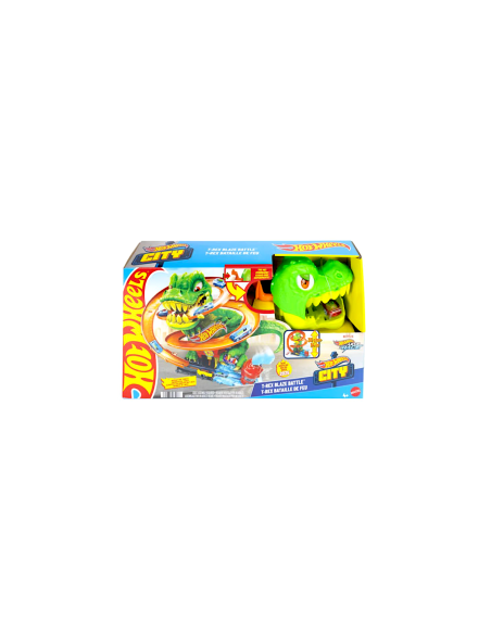 HOTWHEELS JBM73 PISTA BATTAGLIA DEL T-REX
