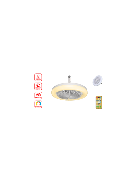 VENTILATORE LED DA SOFFITTO ASTRO D26CM