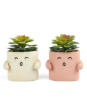 PIANTINA 26104 VASETTO HUG CEMENTO ASSORTITO 12X8X14CM