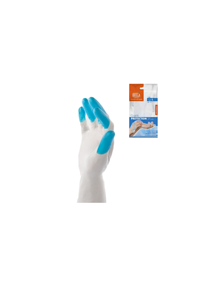 COPPIA GUANTI PROTECTION TAGLIA L PVC