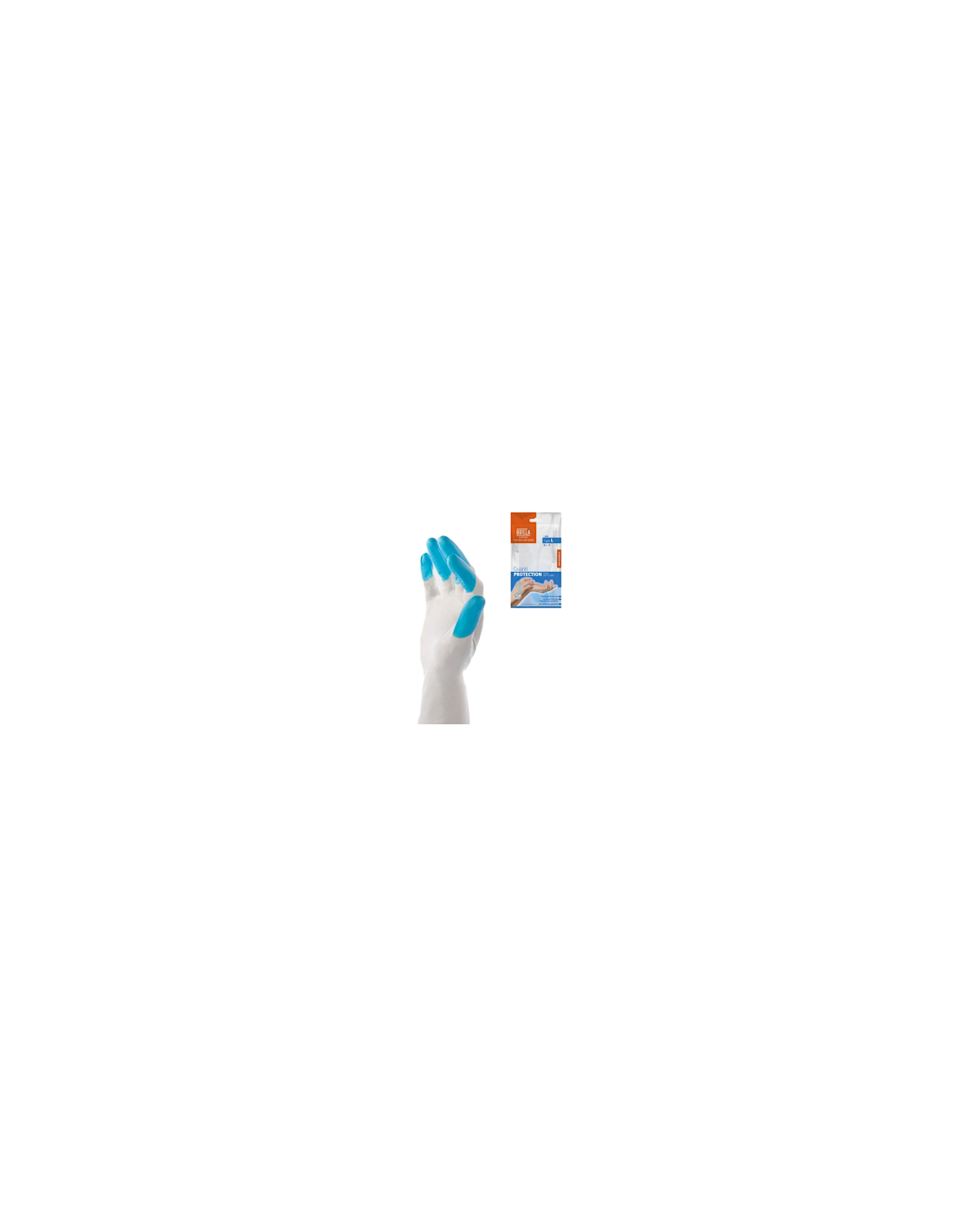 COPPIA GUANTI PROTECTION TAGLIA L PVC