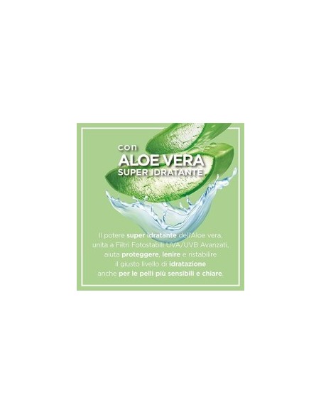 Bilboa, Protezione Solare Viso Aloe Sensitive SPF 50+, Crema Solare Alta per Pelli Sensibili, 50 ml