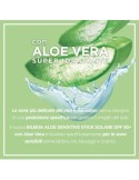 Bilboa Stick Solare SPF 50+ con Aloe Vera, ideale per le zone sensibili come labbra, tatuaggi, nei e cicatrici, 12 ml
