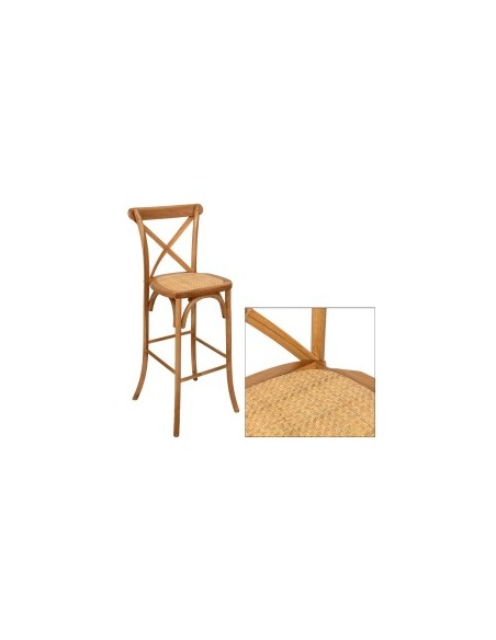 SGABELLO BAR 207322A ISAK 47X52X110CM ROVERE NATURALE