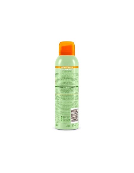 Bilboa, Protezione Solare Corpo Aloe Sensitive BOV SPF50+, Spray Solare Alta, Per Pelli Sensibili, Senza Alcool, 150ml