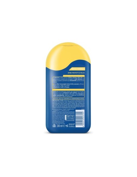 Bilboa, Bimbi Latte Solare Bambini con Protezione SPF 50+ - Latte Solare Senza Alcool, Anti Scottature, 200 ml