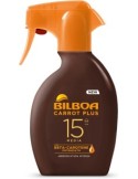 Bilboa Carrot Plus, Solare Trigger SPF 15, Abbronzante Corpo, 200 ml