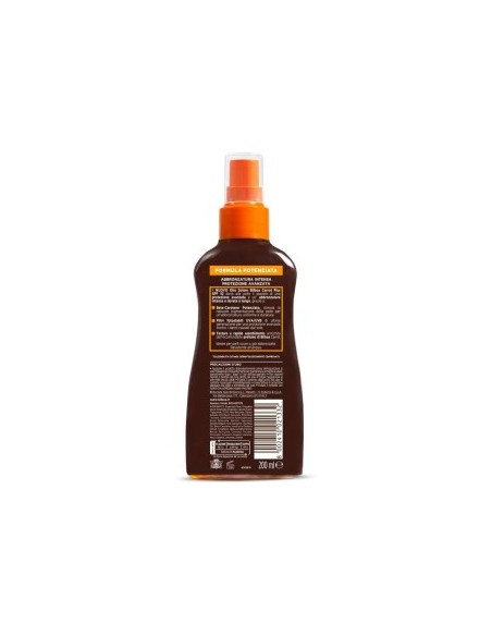 Bilboa Carrot Plus, Olio Solare Spray SPF 10, Olio Abbronzante Corpo - 200 ml